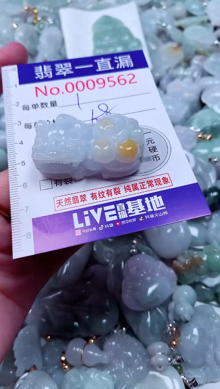 吊坠(不含链)未镶嵌翡翠9562