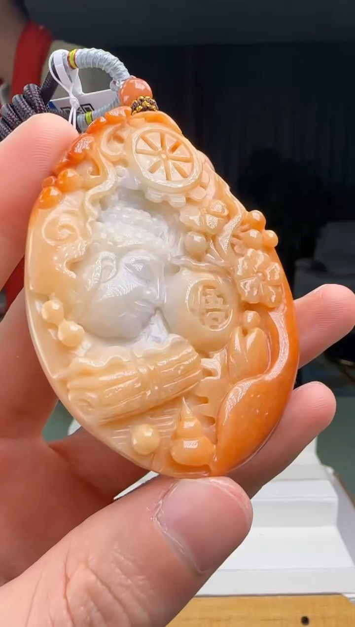 【闪购商品】翡翠吊坠(不含链)未镶嵌DY@@960Q7J02936