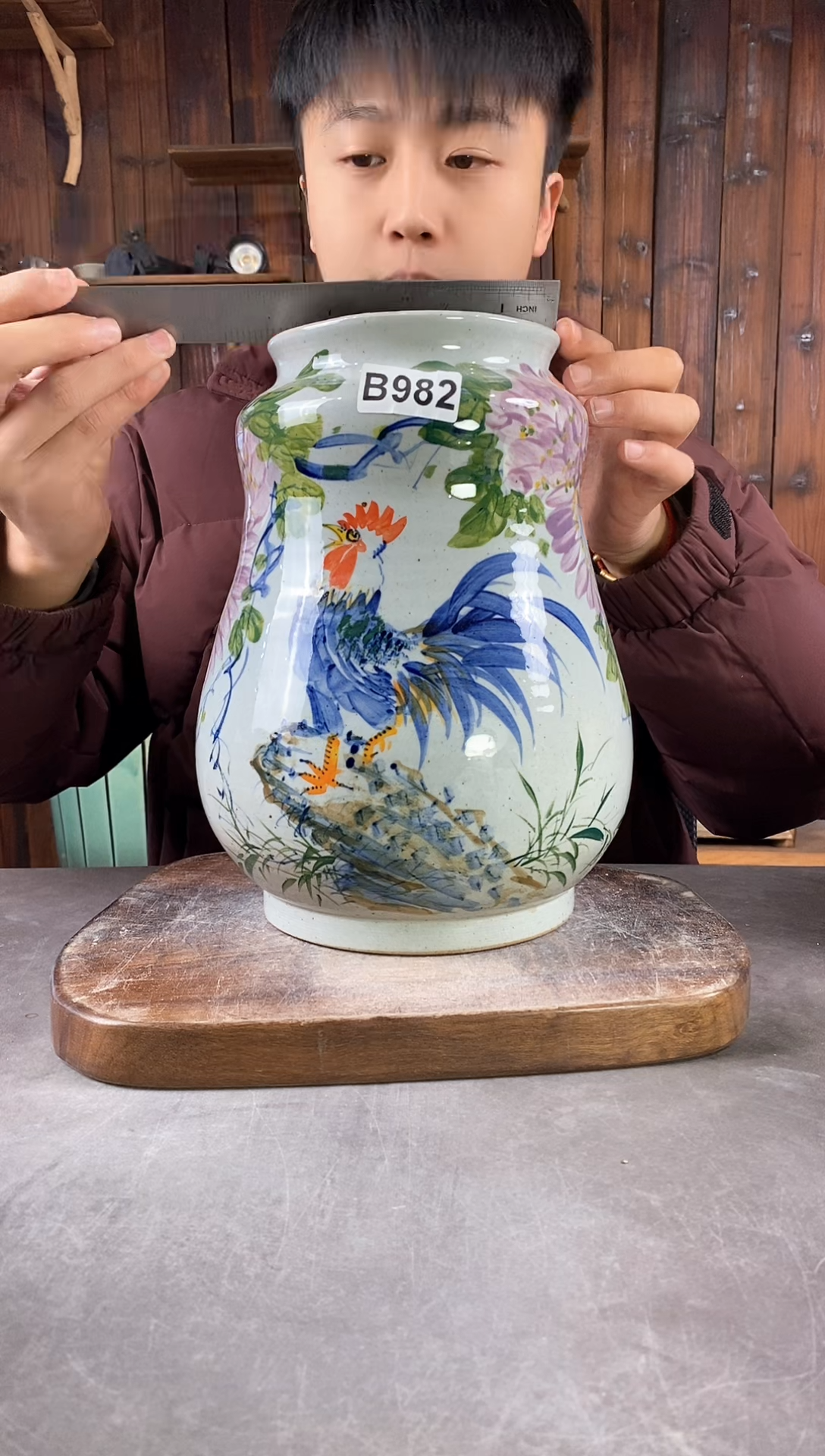 【闪购商品】碗982，手工手绘，新年快乐！