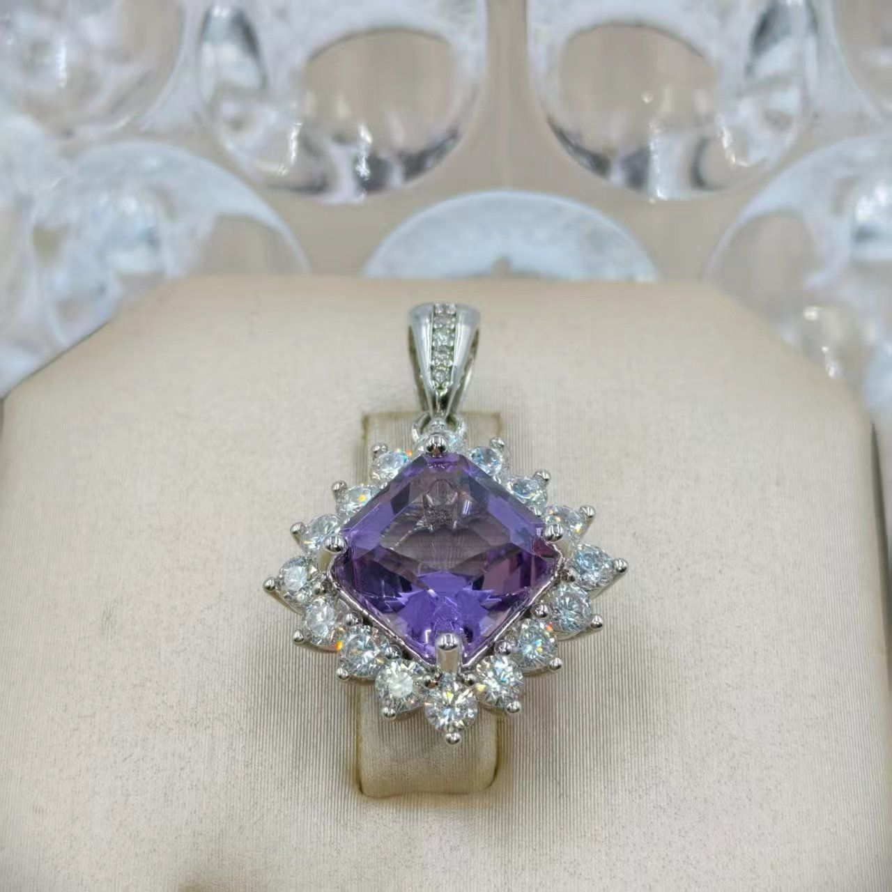 [粉丝专属]高奢臻品天然帝王紫晶吊坠 TRSJ016（多样性发货）