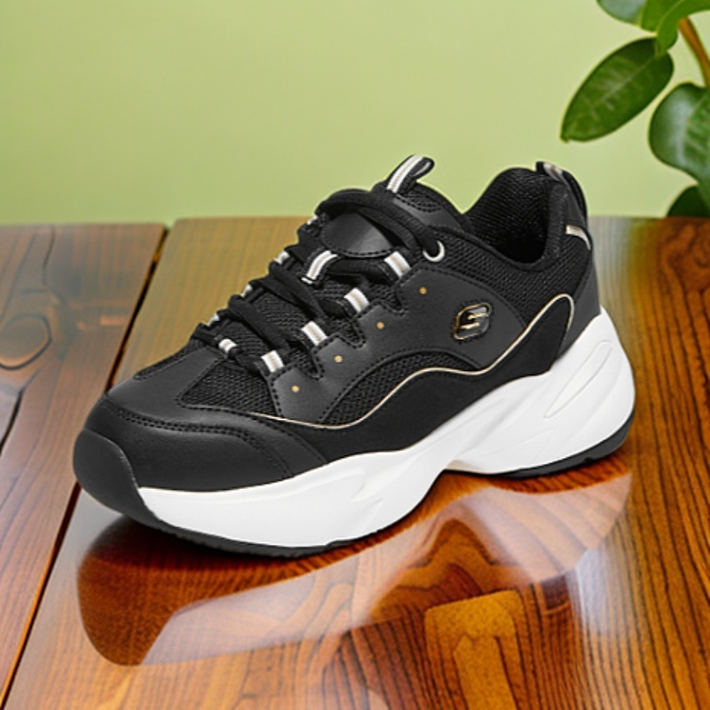 斯凯奇【断码清仓】女鞋春夏厚底增高老爹鞋休闲运动鞋透气时尚百搭