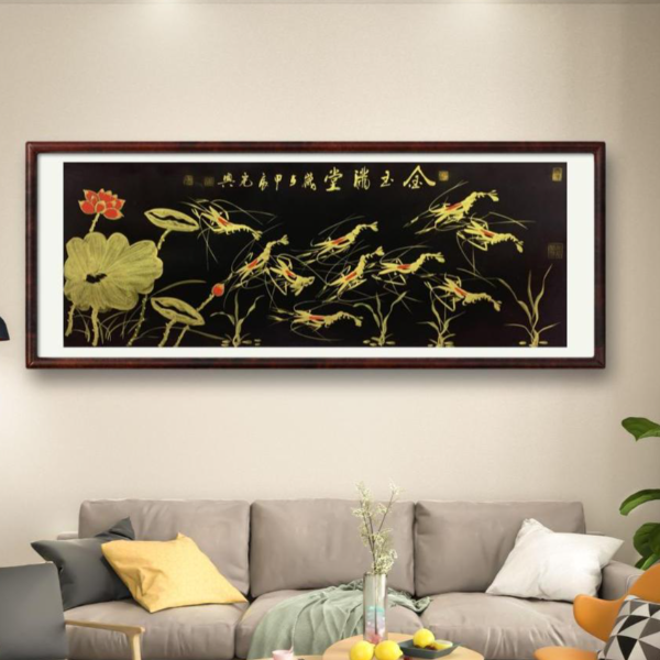 张光兴作品 金玉满堂 六尺黑