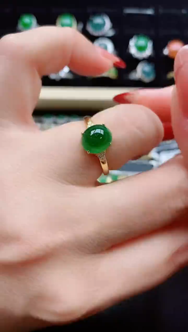 【闪购商品】翡翠戒指银S925镶嵌213213