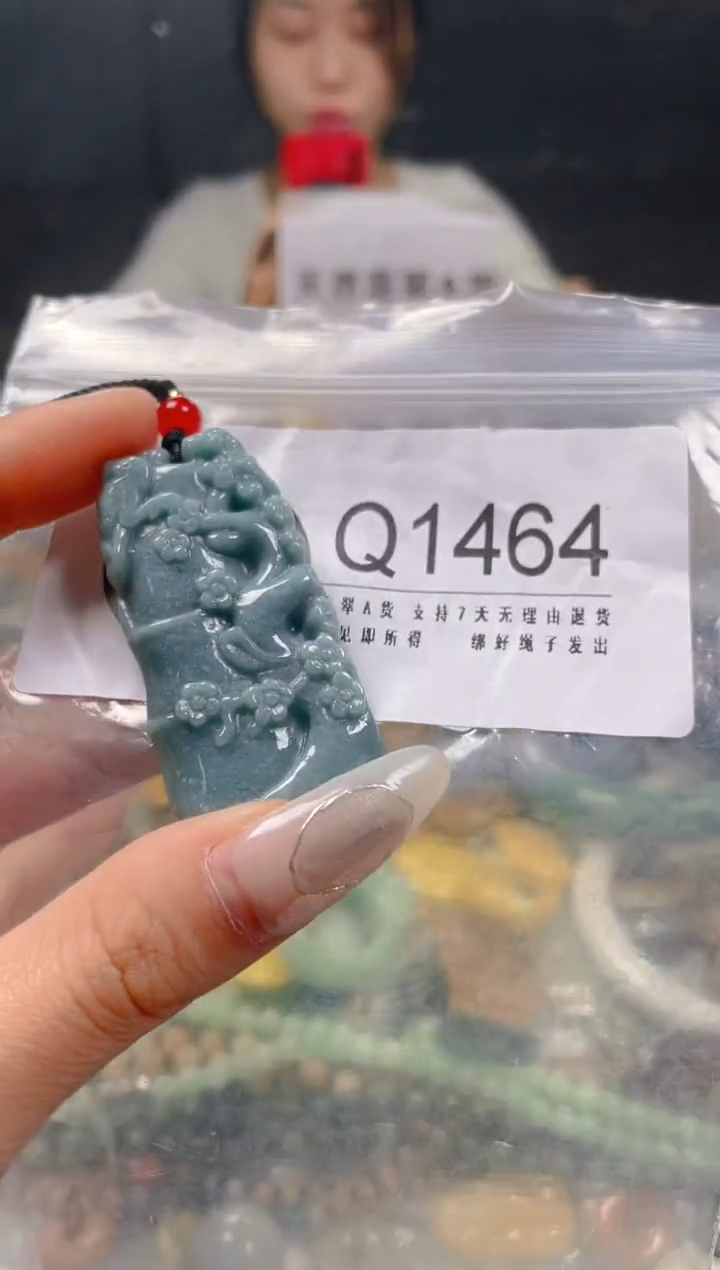 【闪购商品】翡翠颈饰未镶嵌/Q/翡翠A货一图一物