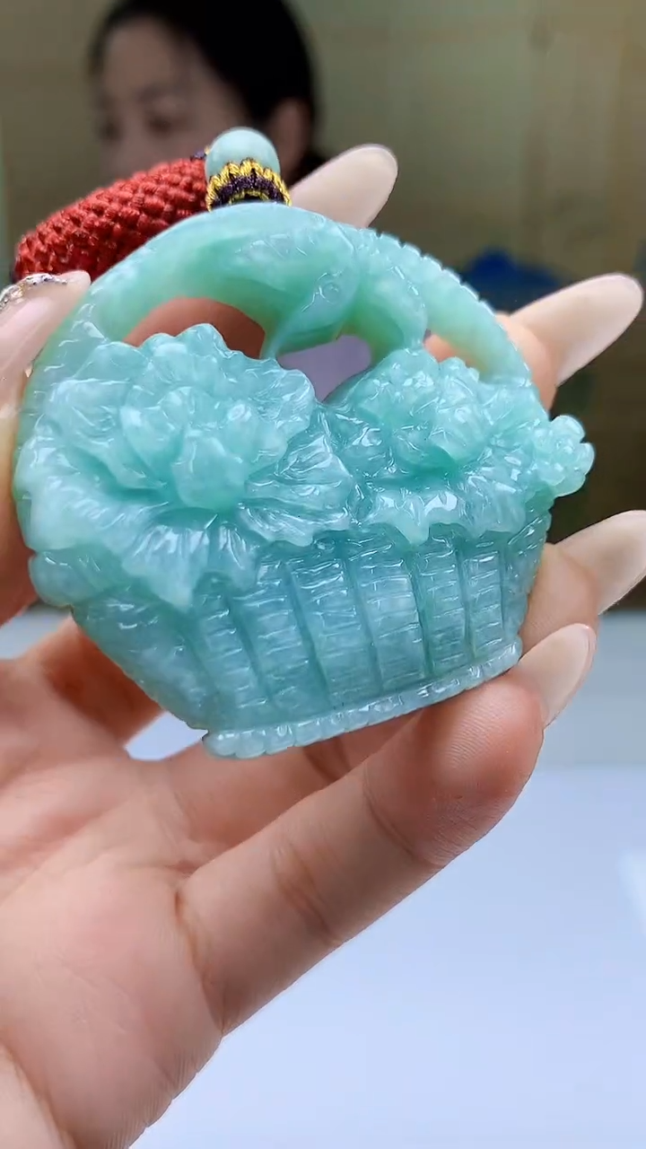 【闪购商品】定制翡翠未镶嵌4902ty-毛货挂件57