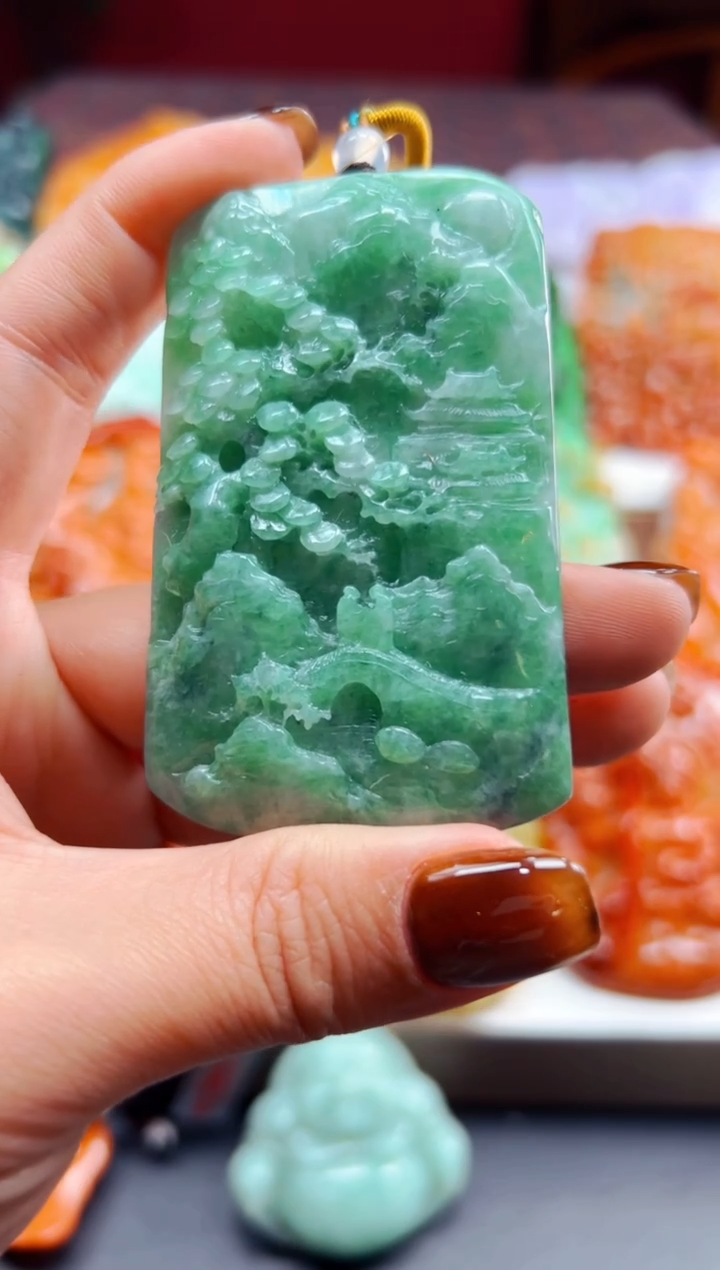 吊坠(不含链)未镶嵌翡翠11
