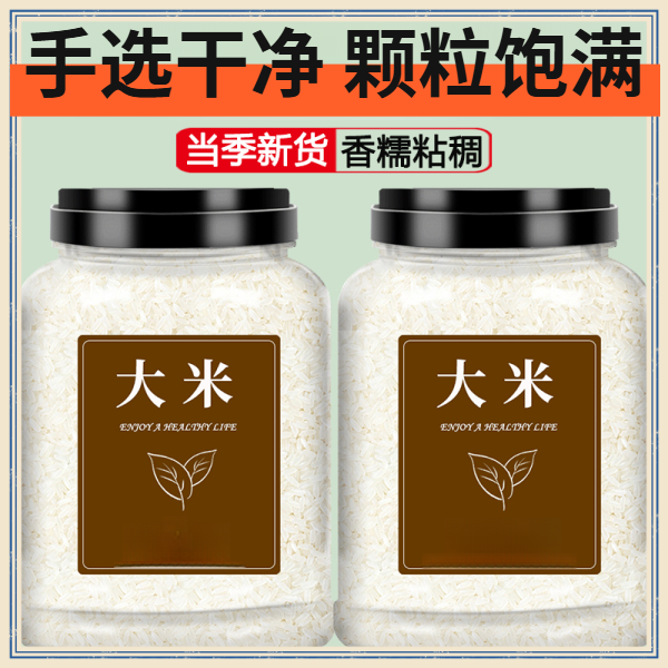 大米高品质新米长粒香大米香米现货速发当季新货大米罐装