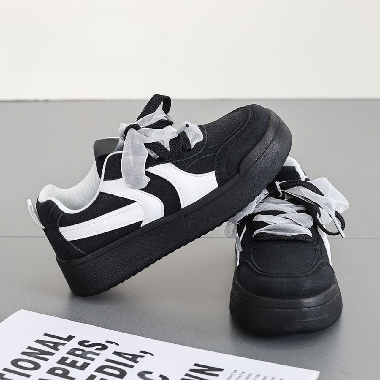 秋冬新款女生运动时尚百搭潮流皮面小白鞋休闲板鞋K0271-1/0271-1