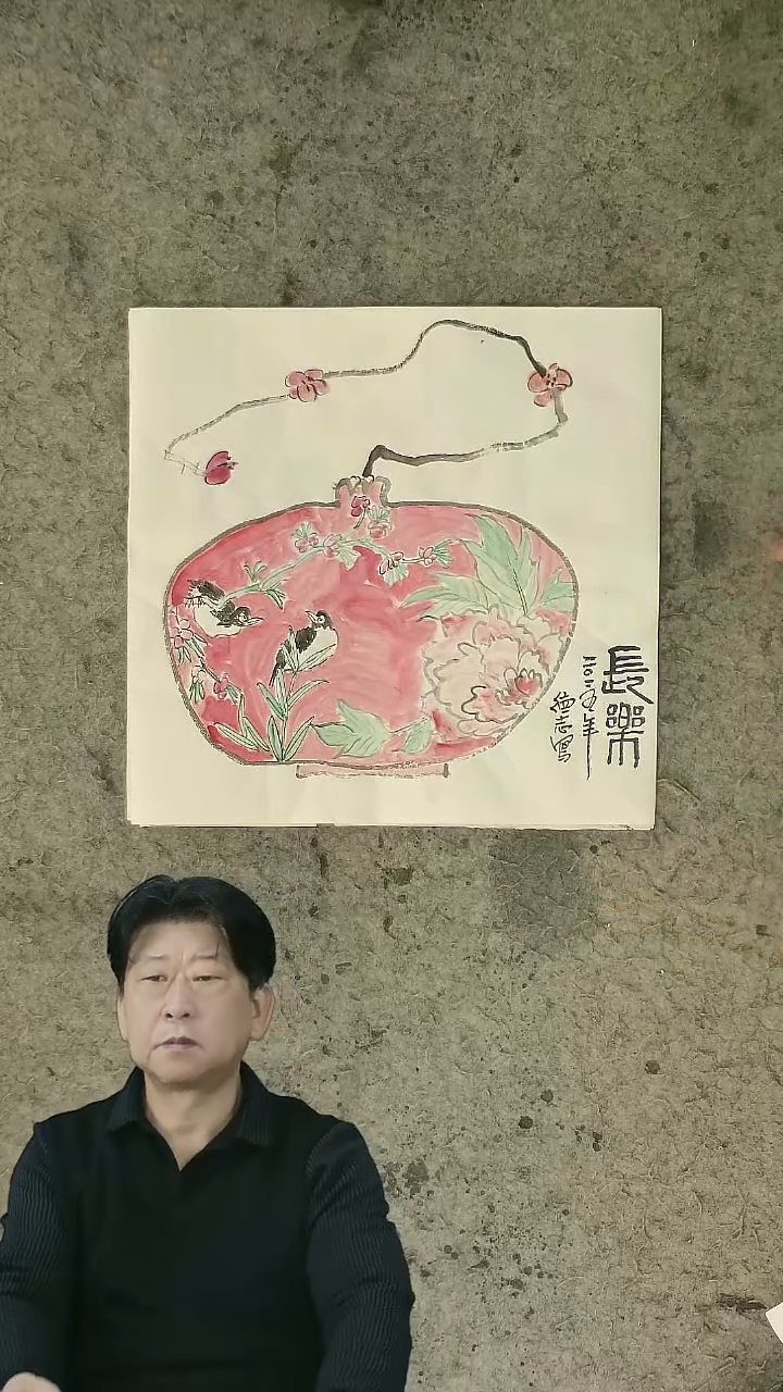 国画温德志老师 国画 禅意小品