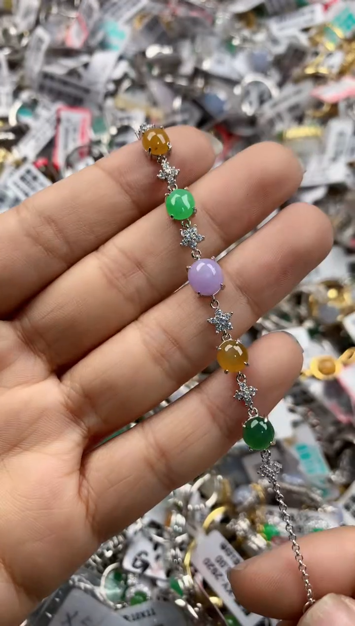 银S925镶嵌戒指翡翠101010---4