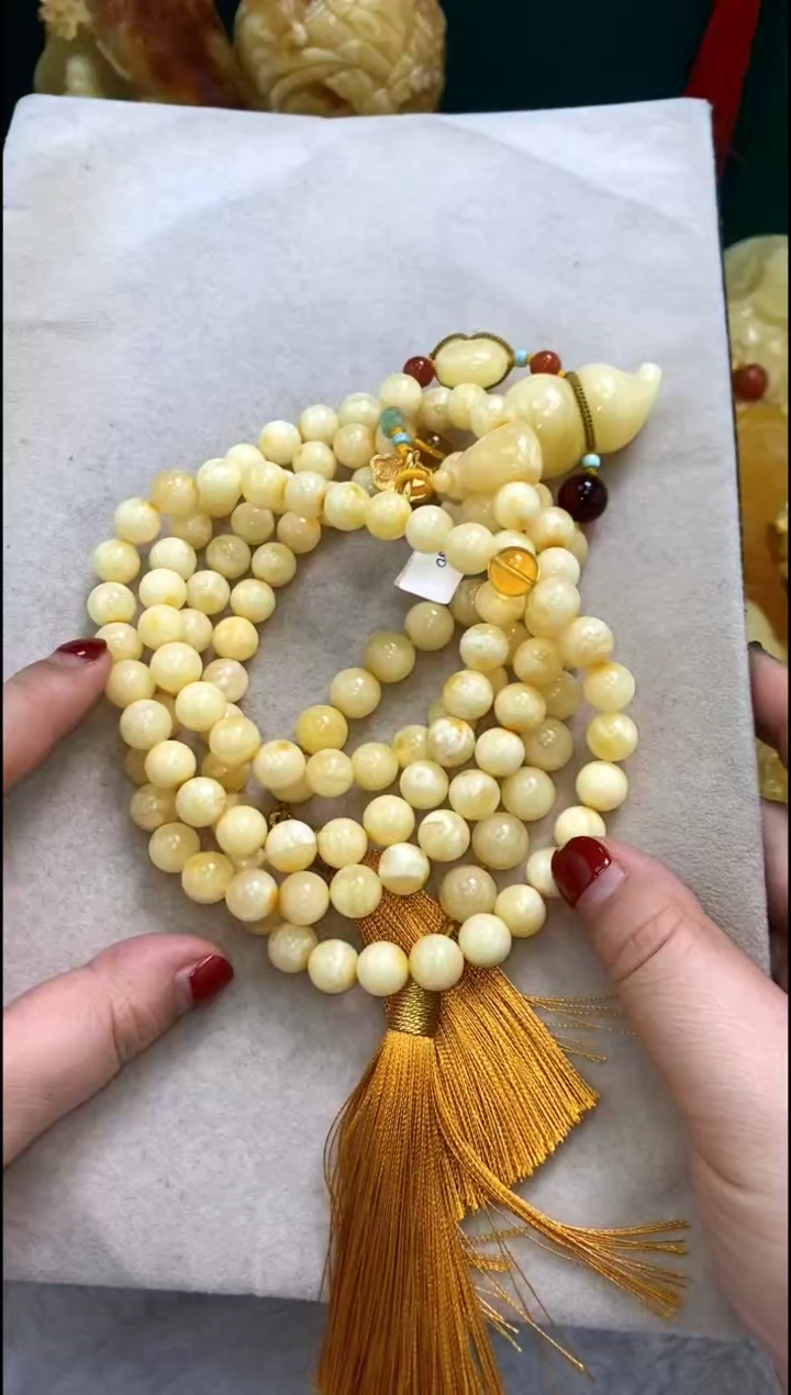 【闪购商品】琥珀颈饰未镶嵌项链