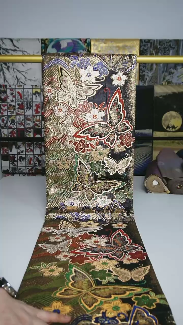 【闪购商品】织绣织锦129彩金蝴蝶