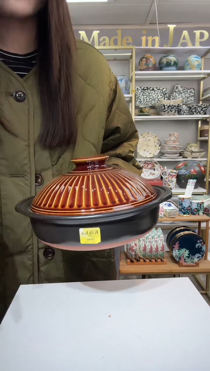 陶瓷菊花枫叶红棕7号1.1L（1-2人用）