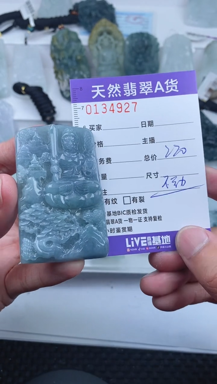 【闪购商品】翡翠颈饰未镶嵌       927