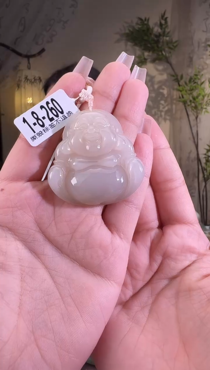 【闪购商品】和田玉颈饰未镶嵌1-8-260带水线
