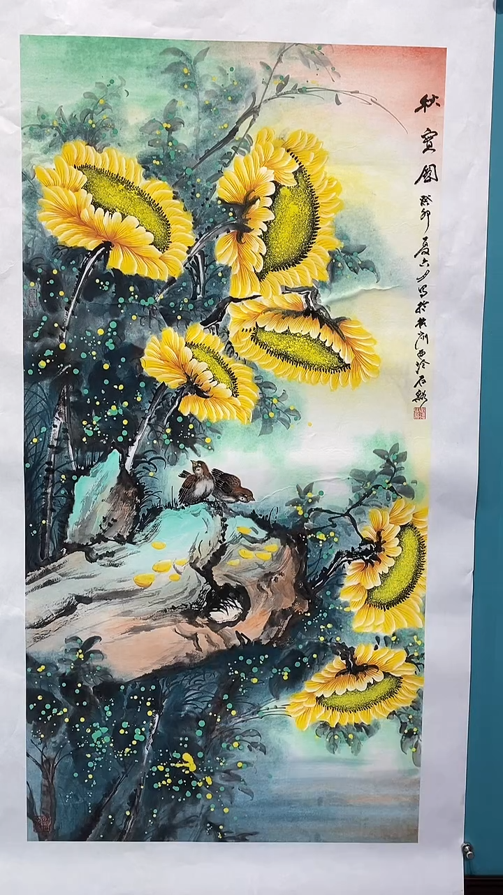 国画画都展厅明德老师国画作品20