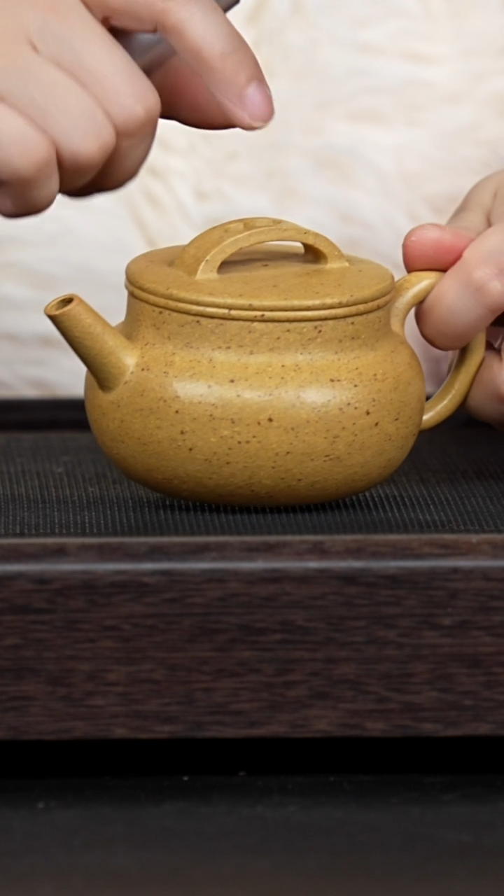 【闪购商品】紫砂茶壶梨皮段瓦当