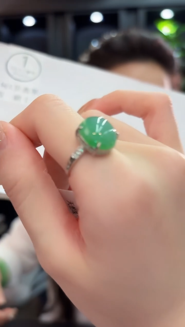 未镶嵌戒指翡翠  缅料A货/支持复检/一件