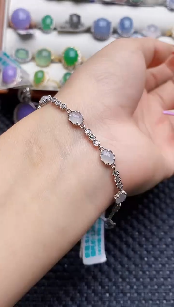 银S925镶嵌戒指翡翠5794