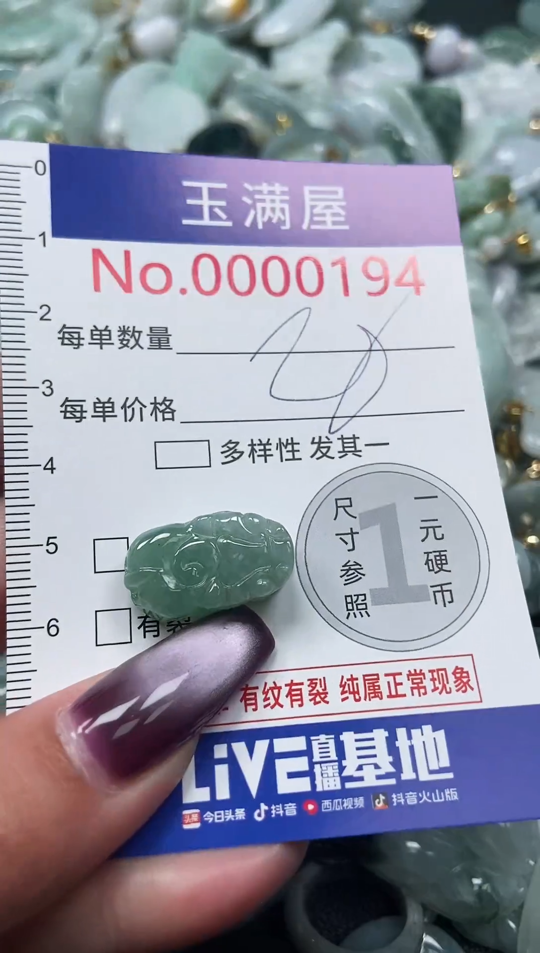 颈饰未镶嵌翡翠194