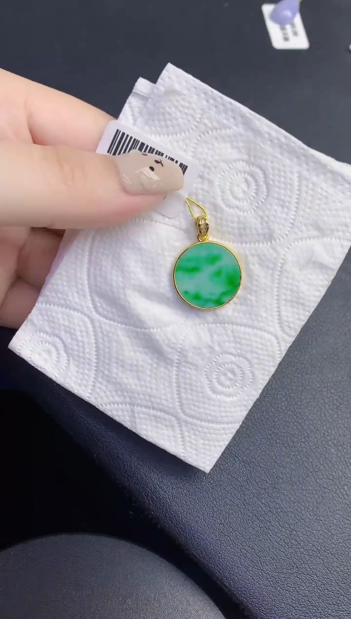 颈饰未镶嵌翡翠缅甸天然翡翠A货