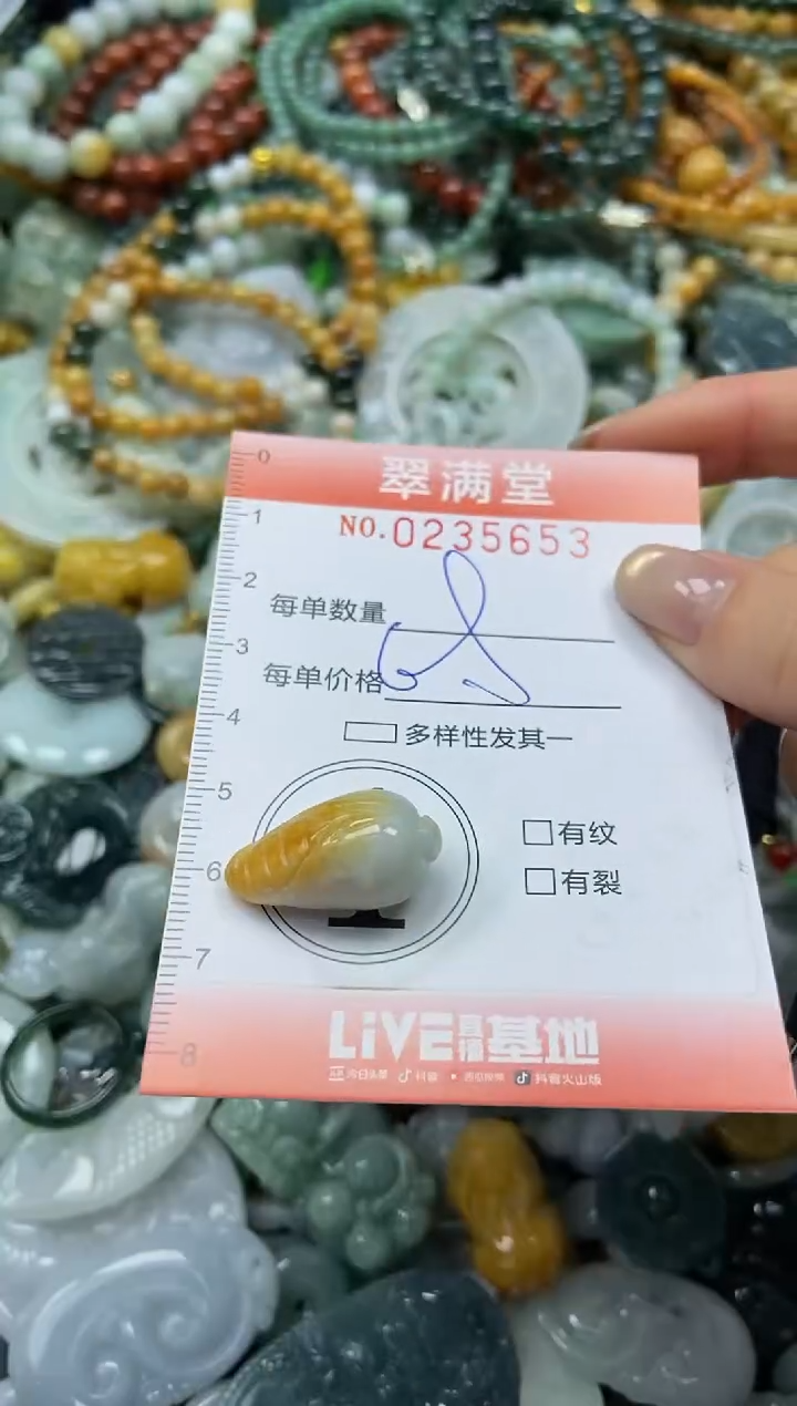 未镶嵌挂件翡翠闪购0235653