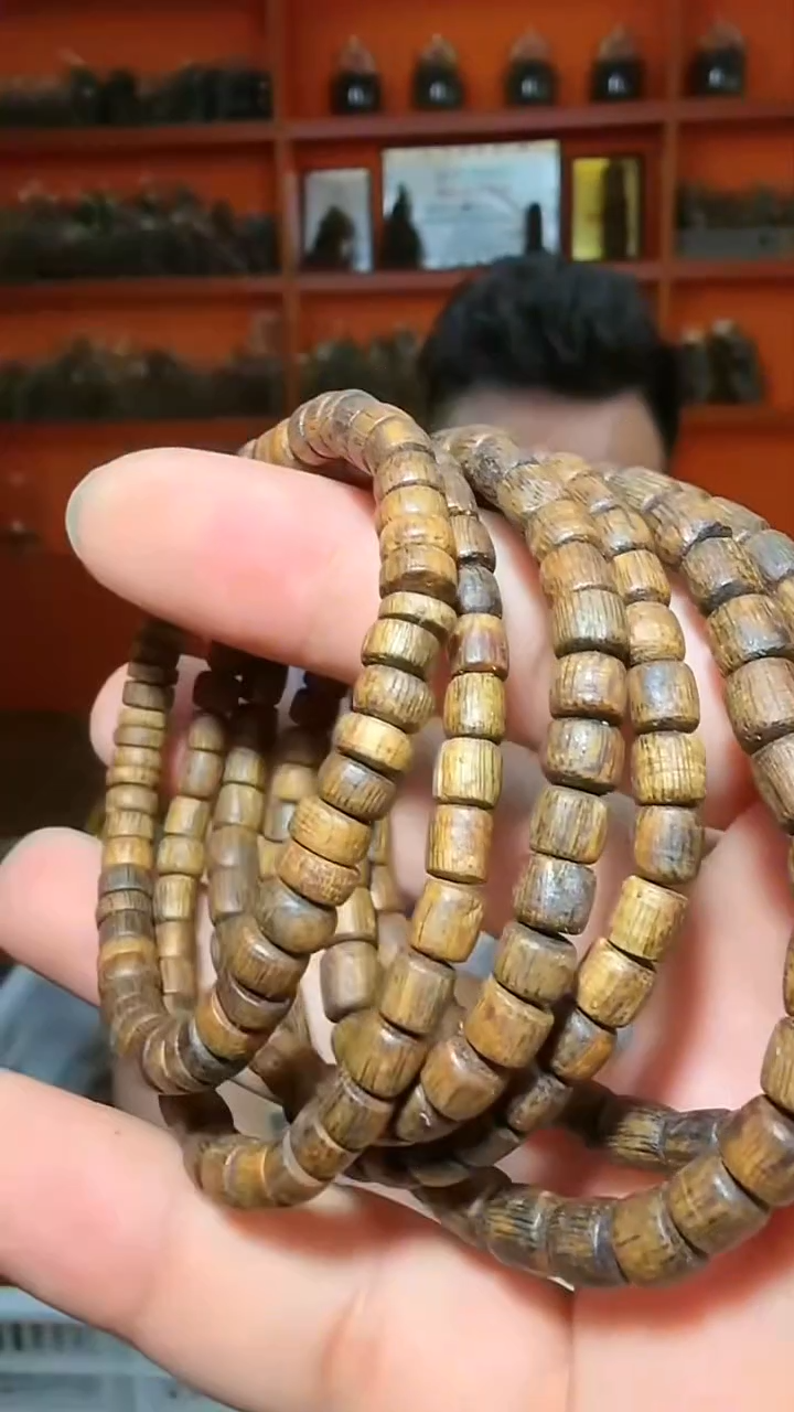 沉香手串7号海南白棋多样性发一