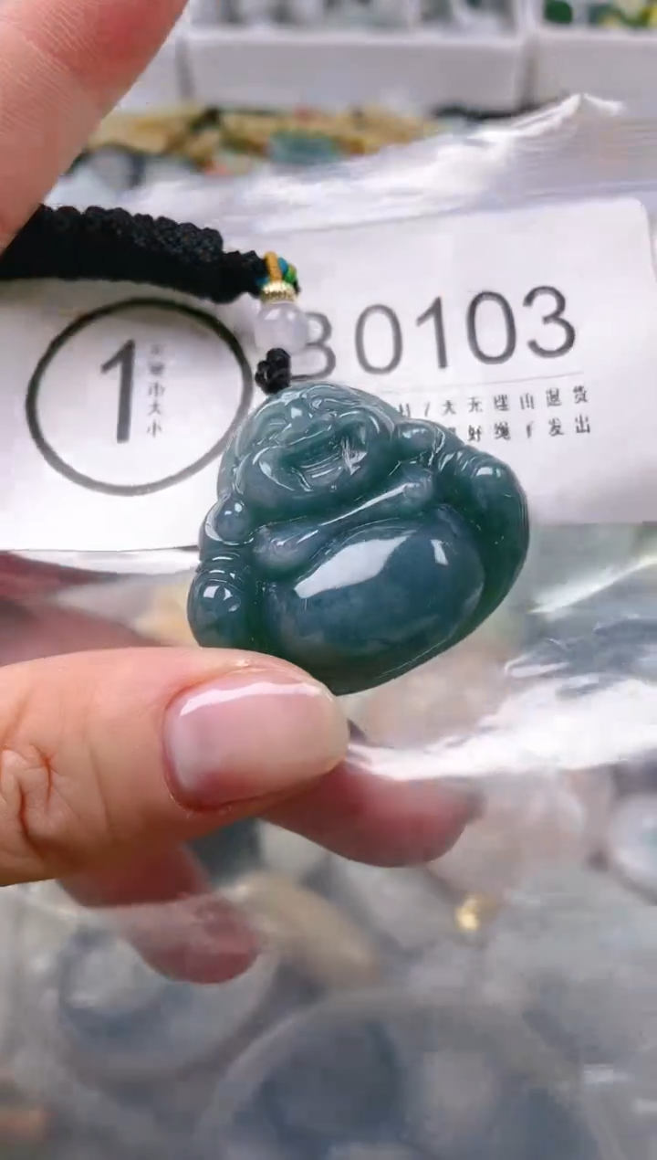 【闪购商品】翡翠颈饰未镶嵌/B/翡翠A货一图一物