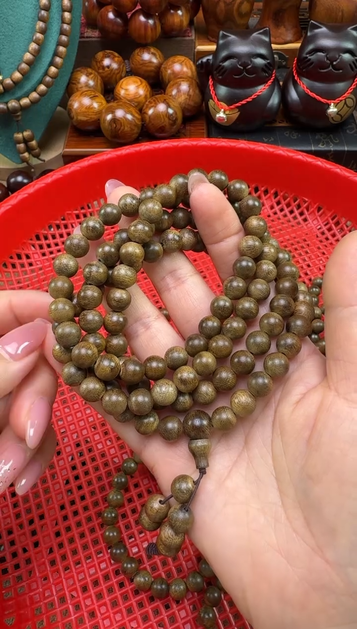 檀香木手串/手链老料手串0.8多圈/