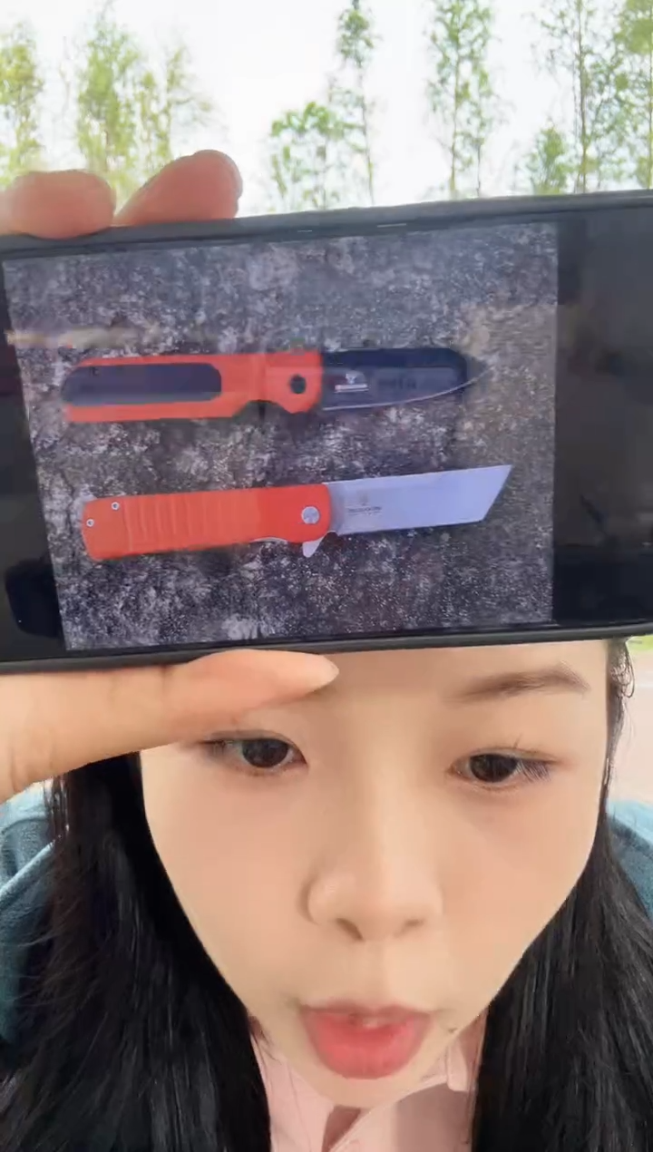 G10手柄D2钢黑色主刀轴承黄铜折，KL278