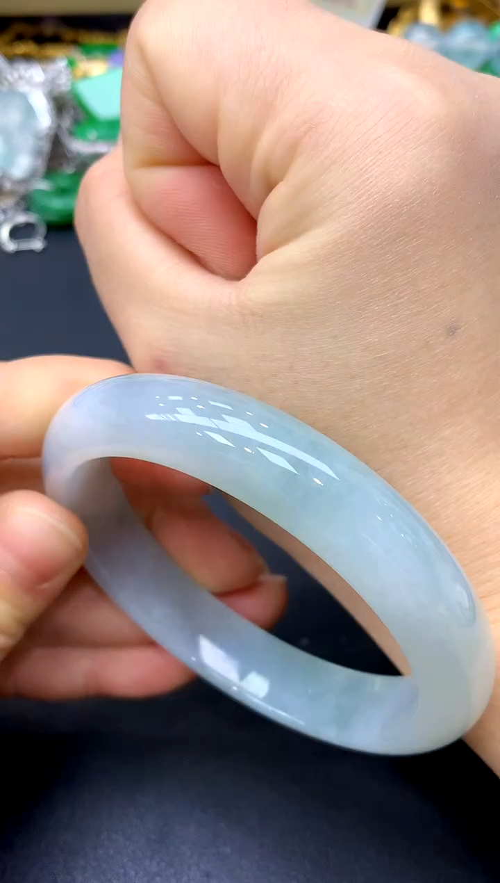 未镶嵌手镯翡翠488-中国好珍宝