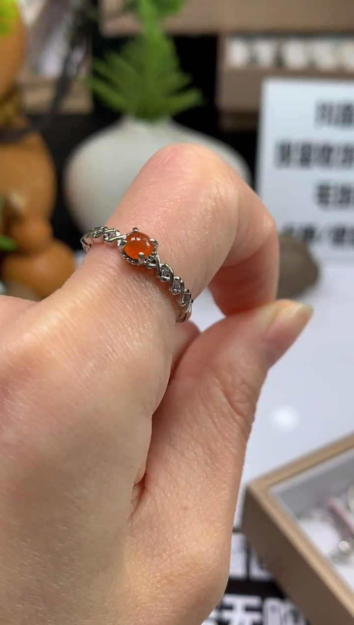 未镶嵌戒指翡翠毛*---120339
