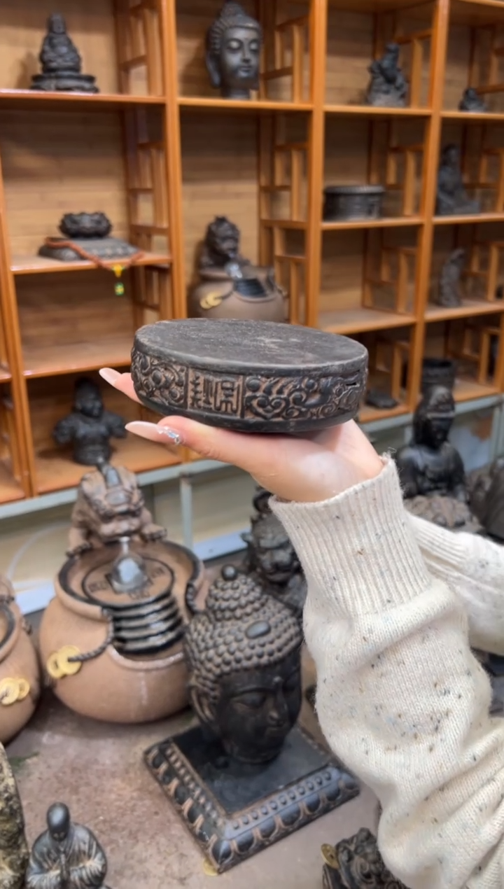 陶土【火山泥】吉祥底座