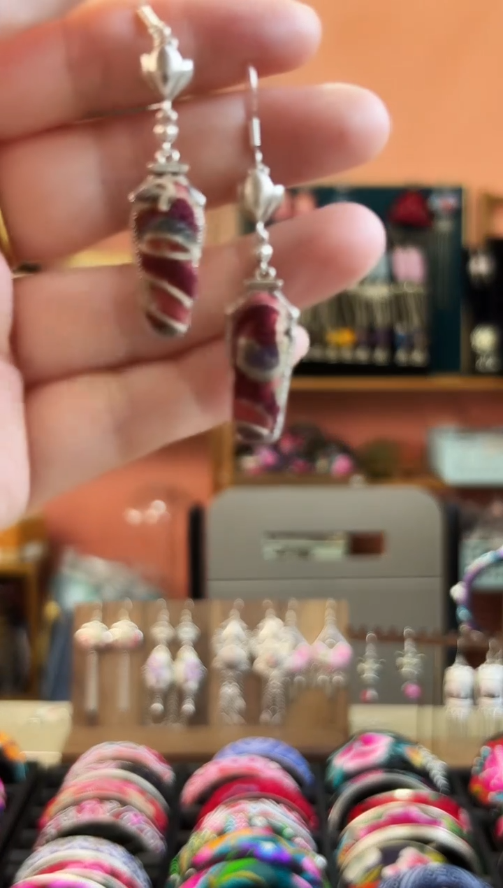 织绣艺枝独绣老绣饰品19