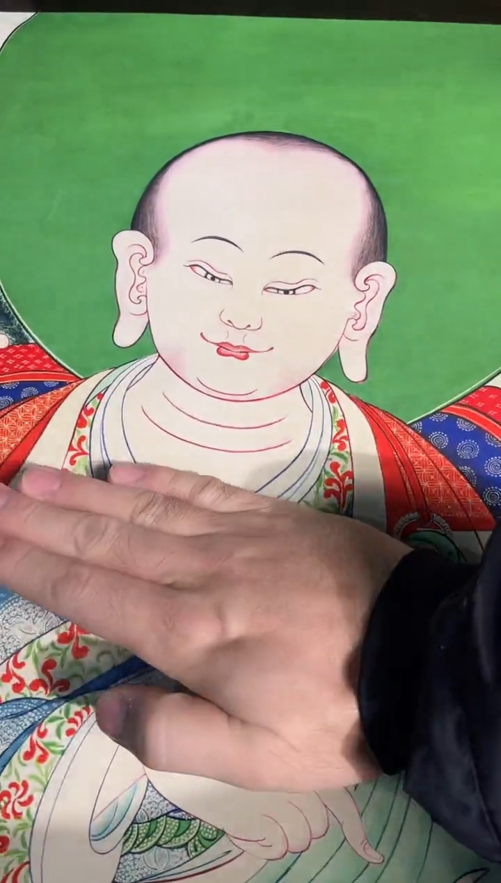 卷轴画天天的唐卡tk160