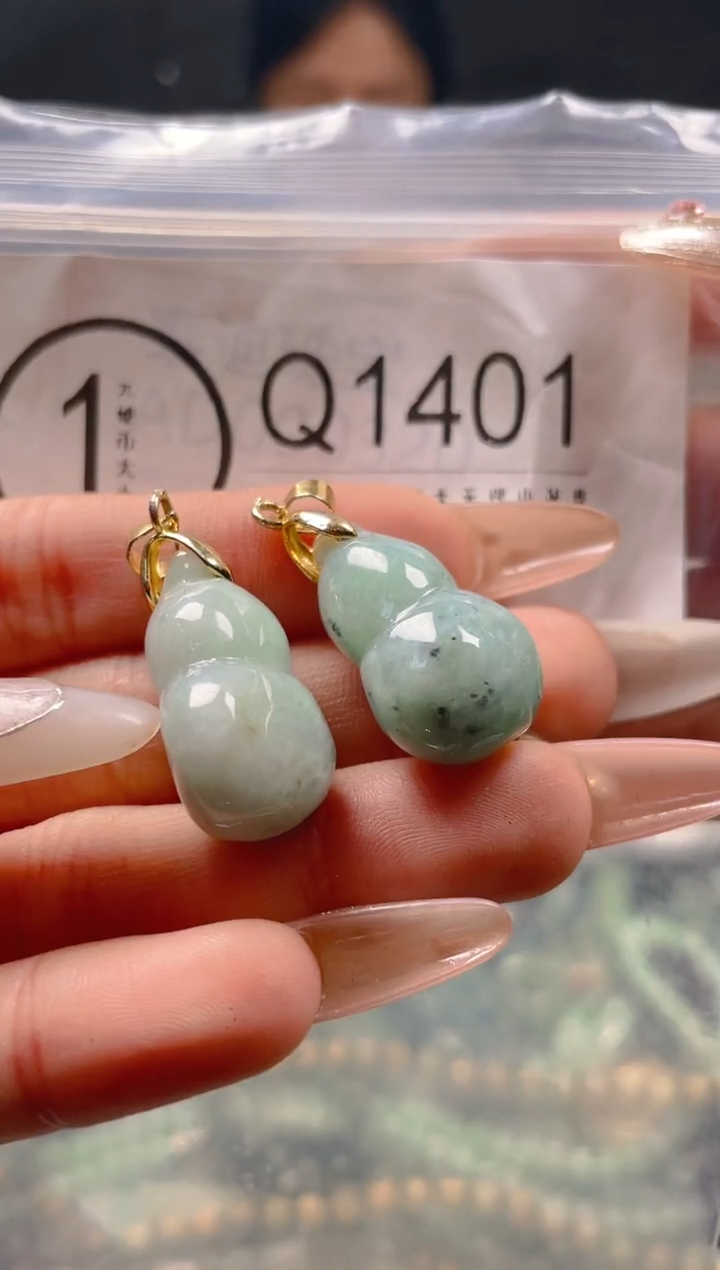 【闪购商品】翡翠颈饰未镶嵌/Q/翡翠A货一图一物