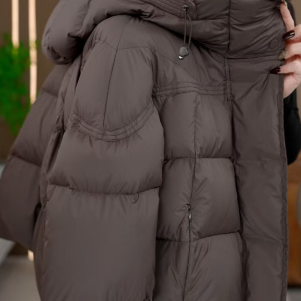（缺货）2025杭州原版正品保暖气质韵味修身羽绒服E-022-AMQSDZNZ