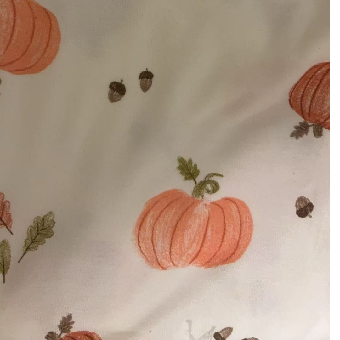 南瓜莫代尔布料婴幼儿