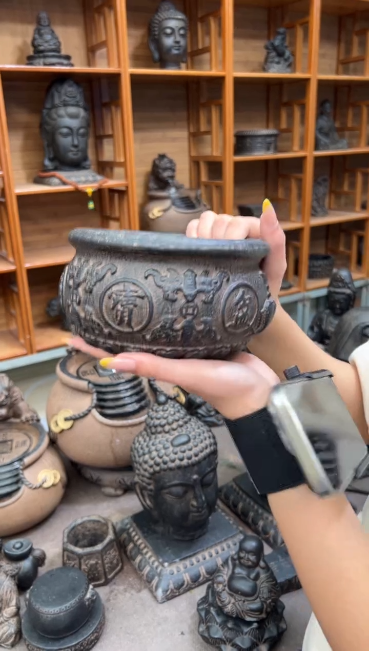 陶土【火山泥】聚宝盆