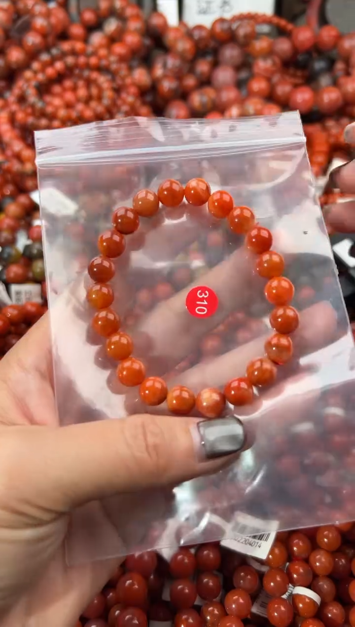 未镶嵌手串南红玛瑙8+