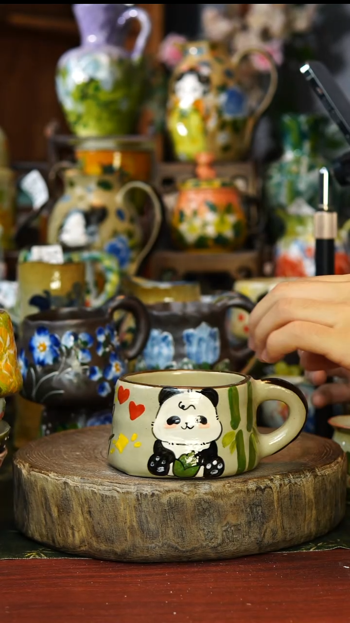 陶瓷207景德镇手工高温釉下彩