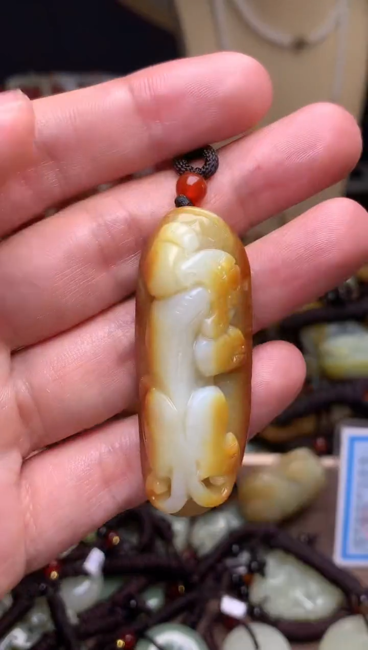 颈饰未镶嵌和田玉新疆料青海料清水和田玉吊坠