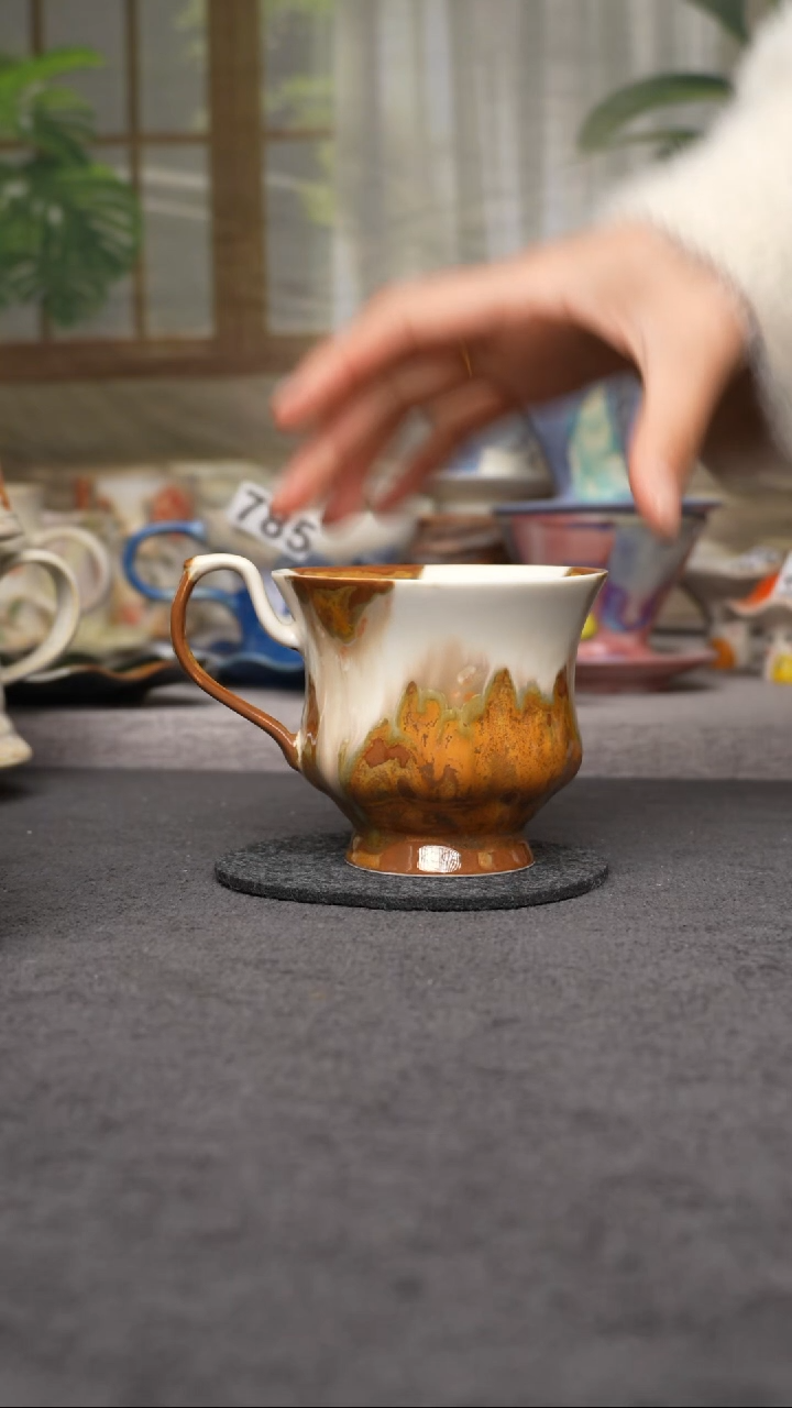 杯子陶721景德镇手工手创杯子 