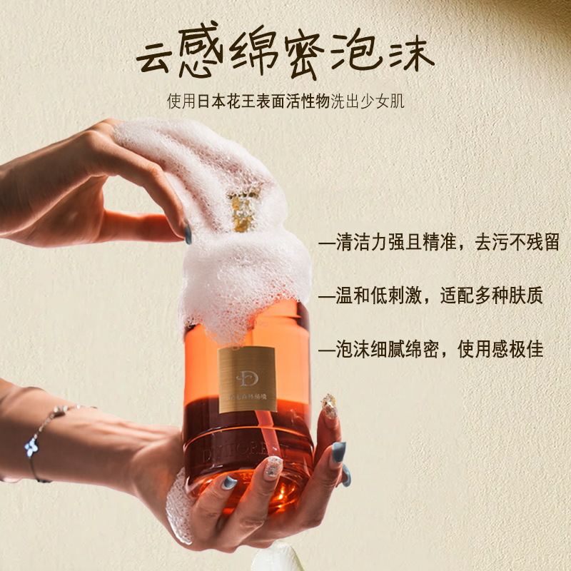 第七森林秘境香氛沐浴露｜持久留香补水滋润温和清洁高级氛围感