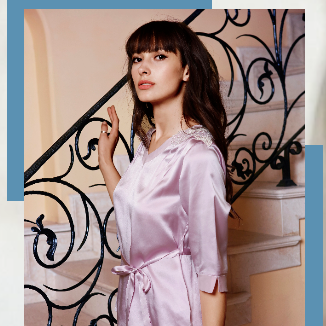 （重磅睡衣两件套）重磅真丝休闲舒适气质上下套D-2096