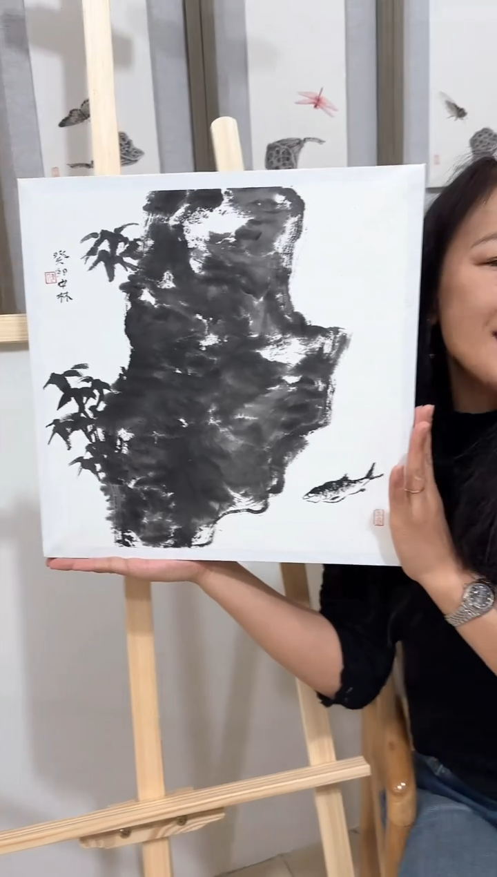 【闪购商品】纸本1山东省工笔画学会副秘书长-陈中林