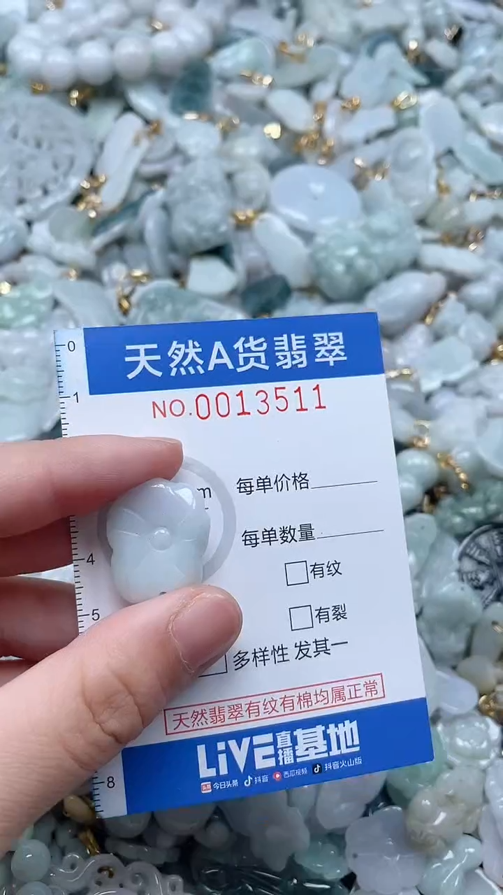 翡翠未镶嵌吊坠(不含链)1