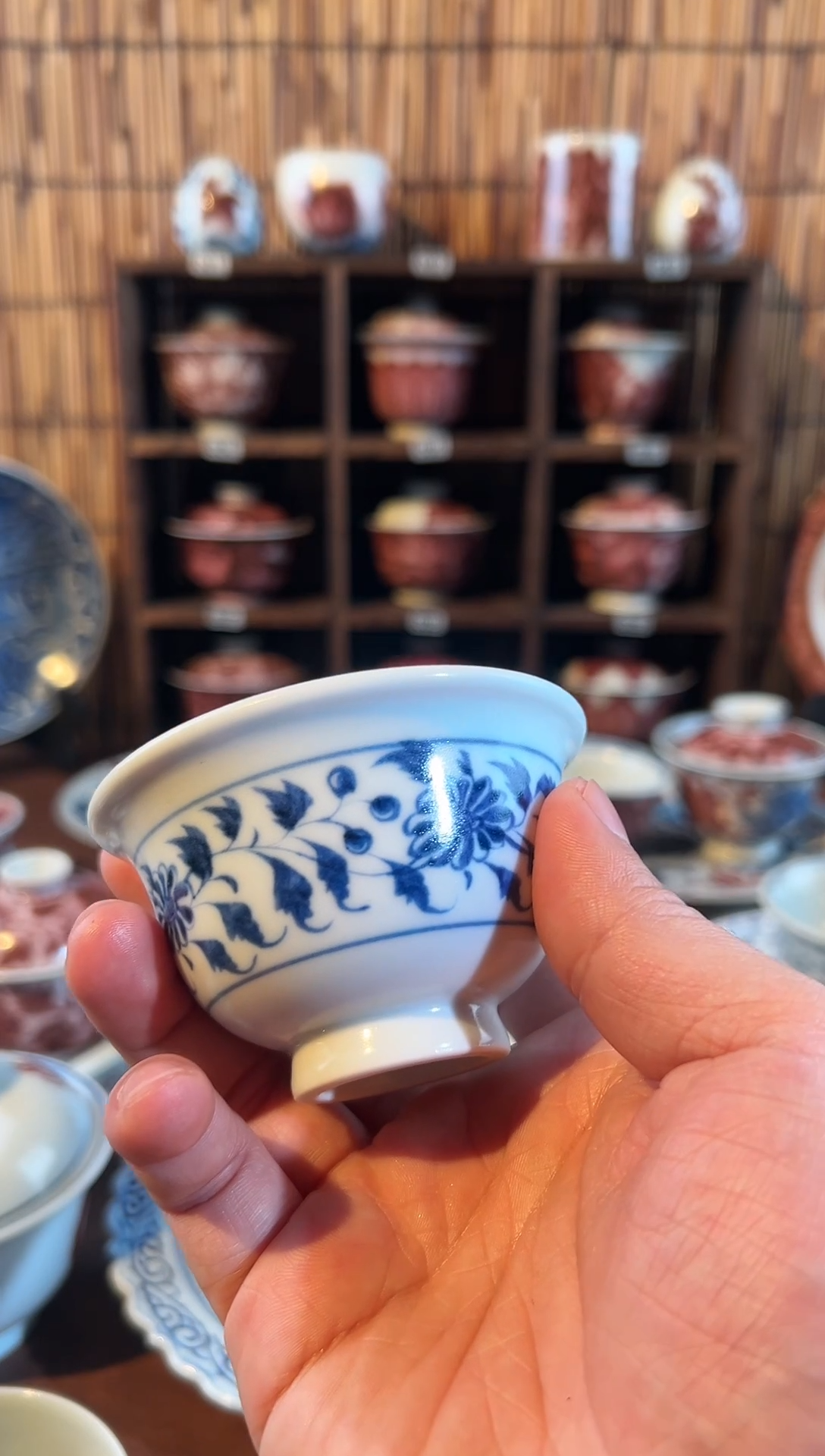 【闪购商品】天禄言瓷缠枝向日葵压手杯