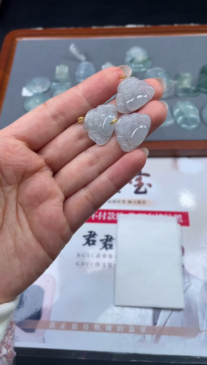 【闪购商品】定制翡翠18K金镶嵌-10HDJT0154183多样性发其一