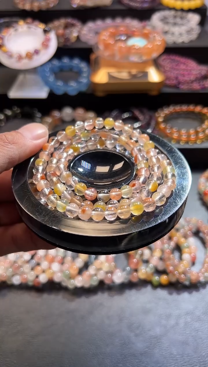 未镶嵌手链水晶住****！26